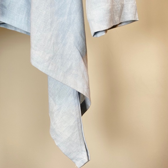 Brand New. Taravao Light Blue Linen Jacket. - Picture 5 of 7